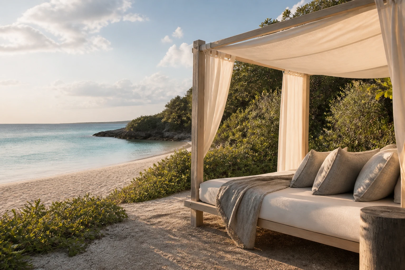 A private coastal villa setting in St. Lucia