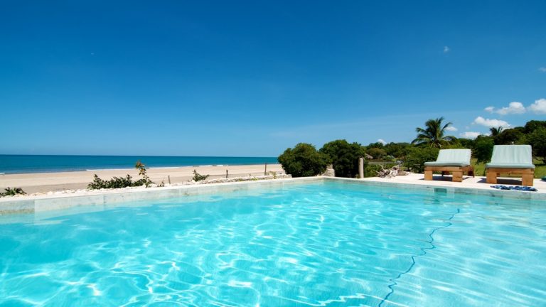 Out of the Blue on the Beach in Jamaica